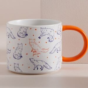 West Elm ASPCA Collaboration FOX Juniper Mug